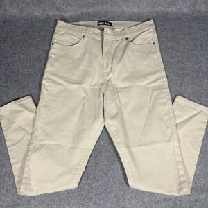 DKNY Jeans Essex High Rise Skinny Pants 12/31 Beige Sand Stretch Denim